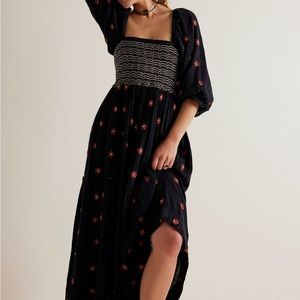 FP Dahlia Embroidered Maxi